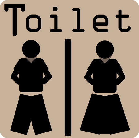 Toilet icon vectorのイラスト素材