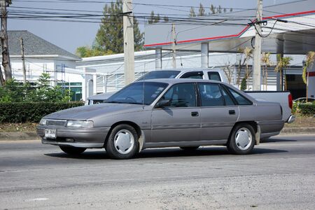 CHIANGMAI , THAILAND- FEBRUARY 5 2015: Private car, Holden Calais. Photo at road no.121 about 8 km from downtown Chiangmai, thailand.のeditorial素材