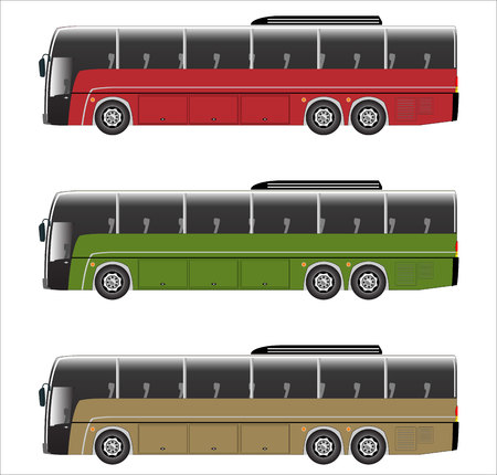 city busのイラスト素材