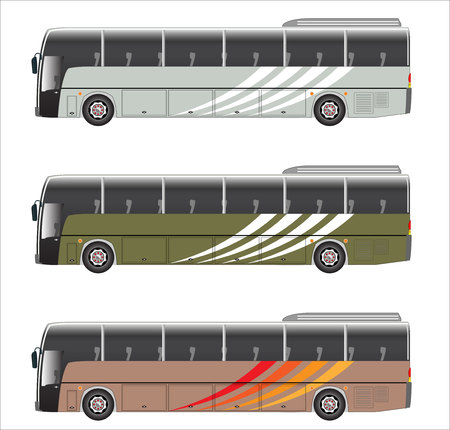 city busのイラスト素材