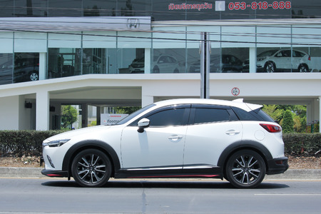 CHIANGMAI, THAILAND -MAY 5 2016:  Private car, Mazda CX-3,cx3.   Photo at road no 121 about 8 km from downtown Chiangmai, thailand.のeditorial素材