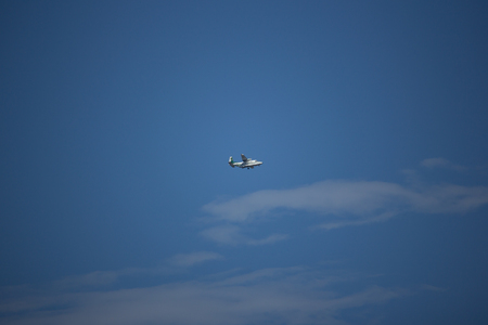 CHIANG MAI, THAILAND - SEPTEMBER  13  2017: CASA 212-300 of KASET, Bureau of Royal Rainmaking and Agricultural Aviation. Fly Over  Chiangmai city.のeditorial素材