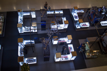 CHIANG MAI, THAILAND -DECEMBER 10 2017: Watch Promotion Area in Central Festival Chiang mai. New Business Plaza of Chiangmai. About 3 Km. from Chiangmai City, Thailand.のeditorial素材