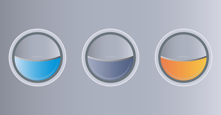 Half Close of Airplane  Windows  Vector and  illustrationのイラスト素材