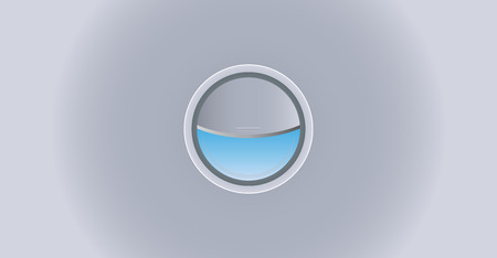 Half Close of Airplane  Windows  Vector and  illustrationのイラスト素材