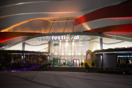 CHIANG MAI, THAILAND - APRIL 19 2018: Central Festival Chiang mai. New Business Plaza of Chiangmai....