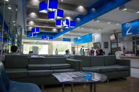 Chiangmai, Thailand - August  10 2018:  Chiang mai Ram Hospital. Private hospital with superior standards and state-of-the art facilities.のeditorial素材