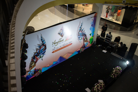 Chiangmai, Thailand - September 13 2018: Promotion Area in Central Festival Chiang mai. New Business Plaza of Chiangmai. About 3 Km. from Chiangmai City, Thailand.のeditorial素材