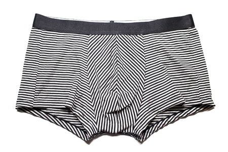 Men Underwear isolated on white backgroundの写真素材