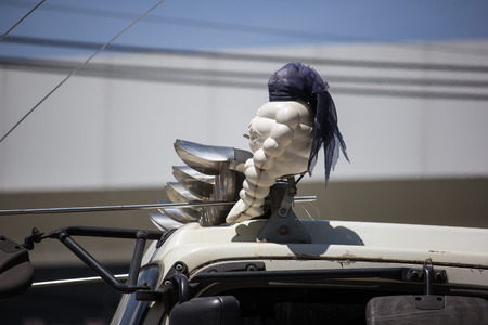 Chiangmai, Thailand - September 21 2018: Private Isuzu Dump Truck. On road no.1001 8 km from Chiangmai Business Area.のeditorial素材