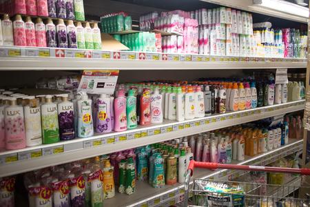 Chiangmai, Thailand - January 11 2019:  Makro Hypermarket Maerim Chiang mai. Location on road chiangmai Maerim road about 3 km from city.のeditorial素材