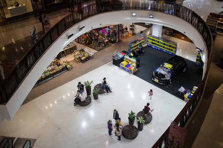 Chiangmai, Thailand - February 21 2019: Resting seat inside Central Festival Chiang mai. New Business Plaza of Chiangmai.のeditorial素材