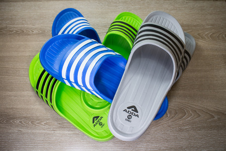Chiangmai, Thailand - April 28 2019: ADDA Shoe, Product of thailand by adda footware Company.のeditorial素材