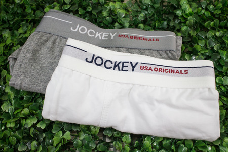 Chiangmai, Thailand - May 3 2019: Product shot of Jockey Men Innerwear.  Jockey  in thailand made and sale by Central Marketing Group.のeditorial素材