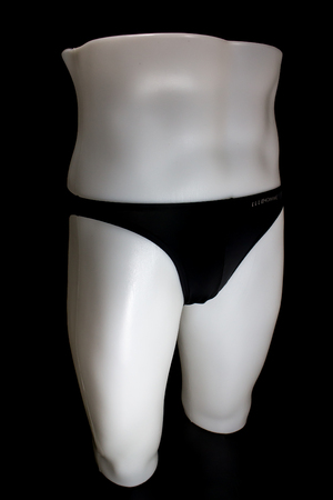 Chiangmai, Thailand - May 11 2019:  Product shot of Elle Homme, Men bikini Underwear. Made 79.50% POLYEMIDE + 20.50% ROICA Fabric.のeditorial素材