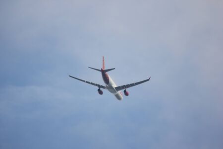 Chiangmai, Thailand - June 19 2019: HS-LAH Airbus A330-300 of Thai lion Air airline. Take off from Chiangmai airport to Bangkok.のeditorial素材