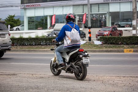 Chiangmai, Thailand - July 11 2019: Private Honda MSX  Motorcycle. On road no.1001, 8 km from Chiangmai Business Area.のeditorial素材