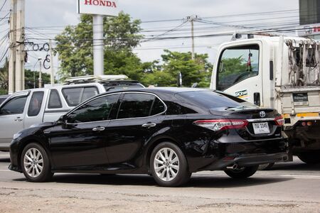 Chiangmai, Thailand - July 15 2019:  Private car New Toyota Camry. On road no.1001 8 km from Chiangmai Business Area.のeditorial素材
