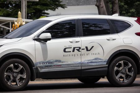 Chiangmai, Thailand - July 15 2019:  Private Car Honda CRV City Suv Car. On road no.1001 8 km from Chiangmai city.のeditorial素材