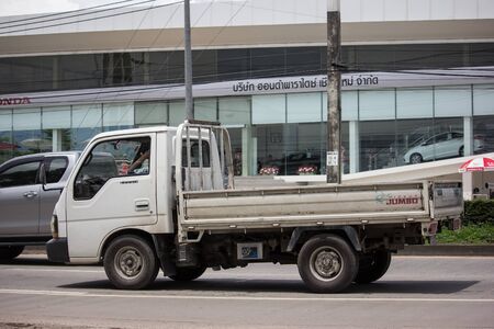Chiangmai, Thailand - August 29 2019:   Private Pickup car, Kia Moter. Photo at road no 121 about 8 km from downtown Chiangmai, thailand.のeditorial素材
