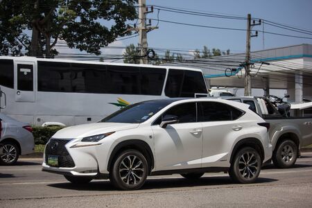 Chiangmai, Thailand -  October 3 2019: Private Suv car Lexus NX300.   On road no.1001, 8 km from Chiangmai city.のeditorial素材