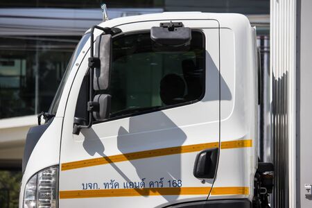 Chiangmai, Thailand - November 21 2019: Private Truck Tata Ultra 1014 Product of India. Photo at about 8 km from downtown Chiangmai thailand.のeditorial素材