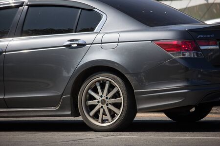 Chiangmai, Thailand - November 21 2019: Private car Honda accord. On road no.1001 8 km from Chiangmai Business Area.のeditorial素材