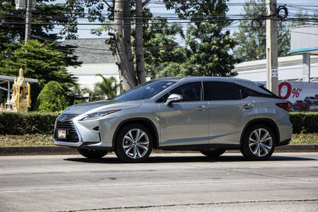 Chiangmai, Thailand -   October 26 2020: Private Suv car Lexus RX.   On road no.1001, 8 km from Chiangmai city.のeditorial素材