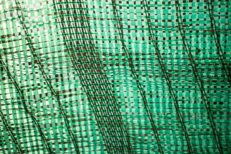 Close up of Green Sunshade net for sun light reduce