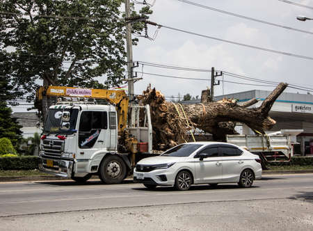 Chiangmai, Thailand -June 2 2021:  Honda city Car. Photo at about 8 km from downtown Chiangmai thailand.のeditorial素材