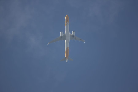 Chiangmai, Thailand - December 9 2021: 9V-NCE Airbus A321NEO of Tiger Air. Take off from Chiangmai...
