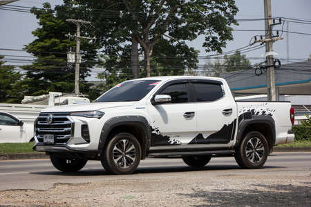 Chiangmai, Thailand - April  21 2022: Private New MG  Extender Pickup Truck. Photo at road no.121 about 8 km from downtown Chiangmai thailand.のeditorial素材