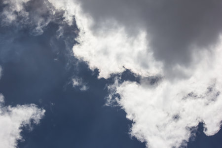 Cloud Scape, Cloud from Tropical Sky. Rainy Season from thailand sky.の写真素材