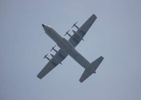 Chiangmai, Thailand - May 31 2022: C-130 of Royal Thai Air force. Take off from Chiangmai Airport.のeditorial素材