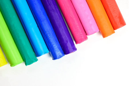 Clay sticks of various colors beautifully.