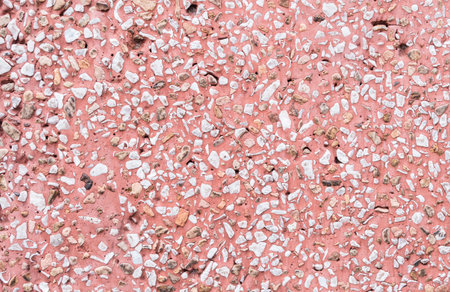 Closeup surface old red marble stone wall texture background