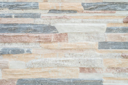 Closeup beautiful stone bricks wall texture background