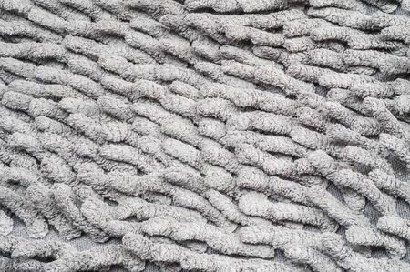 Closeup old and pale gray mat texture backgroundの写真素材