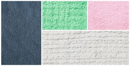 Group of closeup mat texture backgroundの写真素材