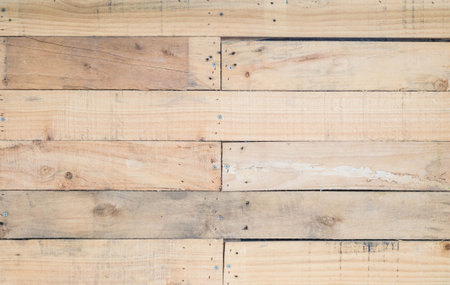 Closeup surface wood board at the wall texture background