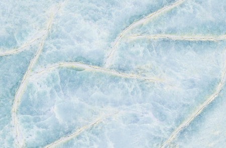 Closeup surface abstract marble pattern at the blue marble stone floor texture backgroundの写真素材