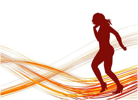 Dancing Girlのイラスト素材