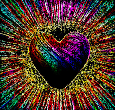 The Mesmerizing Tapestry of Intricate Patterns A Kaleidoscope of Line based Background Art generative ai illustrationの素材