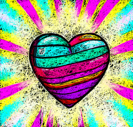 The Mesmerizing Tapestry of Intricate Patterns A Kaleidoscope of Line based Background Art generative ai illustrationの素材