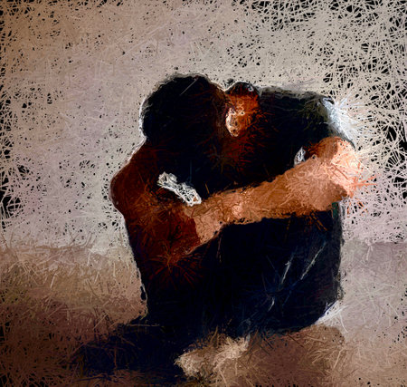 The Mesmerizing Tapestry of Intricate Patterns A Kaleidoscope of Line based Background Art generative ai illustrationの素材