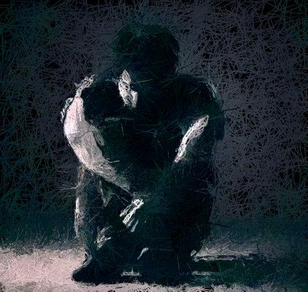 The Mesmerizing Tapestry of Intricate Patterns A Kaleidoscope of Line based Background Art generative ai illustrationの素材