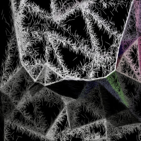 Ethereal Tapestry of Line based Background Art Embracing the Beauty of Intricate Patterns and Enchanting Visual Backdropsの素材