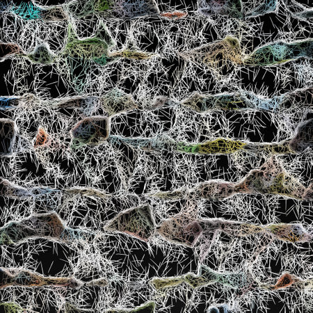 Ethereal Tapestry of Line based Background Art Embracing the Beauty of Intricate Patterns and Enchanting Visual Backdropsの素材