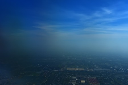 Sky of the capital.の写真素材