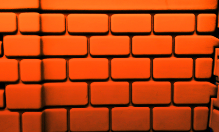 Blocks, the walls of the castle Castle Toys Children can romp that's nurseries.の写真素材
